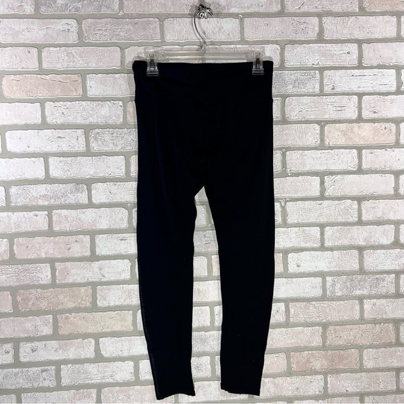 SPANX Ready to Wow Black Leggings with Snakeskin Print on Sides Size L - Picture 8 of 12